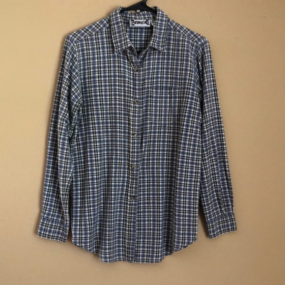 Checkered Button Down Shirt with long sleeves - Picture 1 of 2